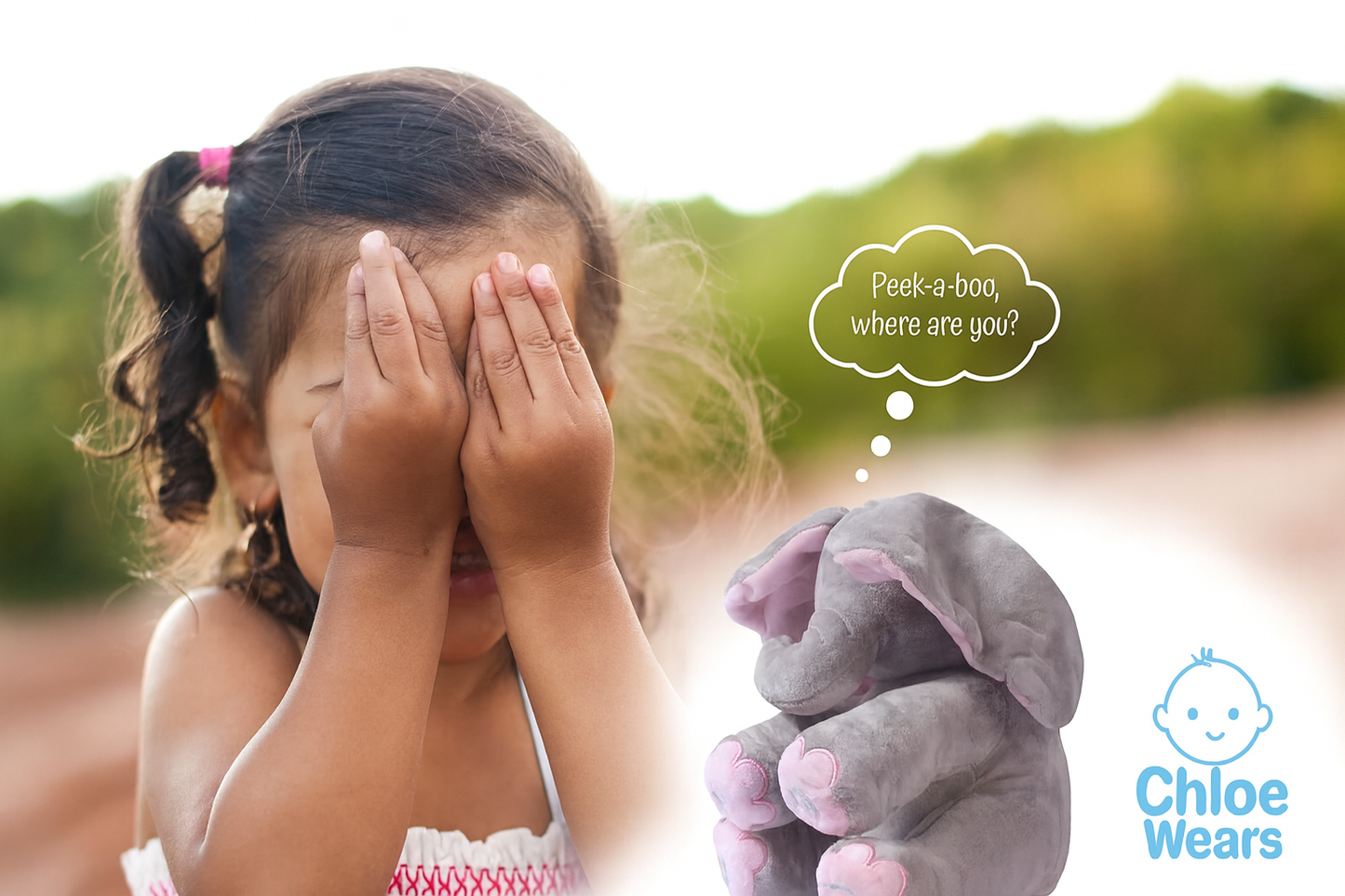 Peek-a-boo Talking Elephant by Chloe Wearsâ˘