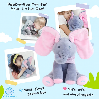 Peek-a-boo Talking Elephant by Chloe Wears™